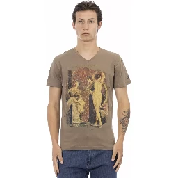 Brown Cotton T-Shirt