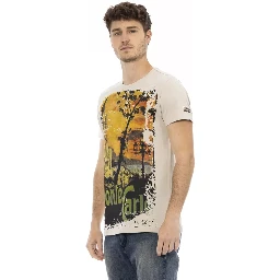 Beige Cotton T-Shirt