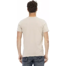 Beige Cotton T-Shirt