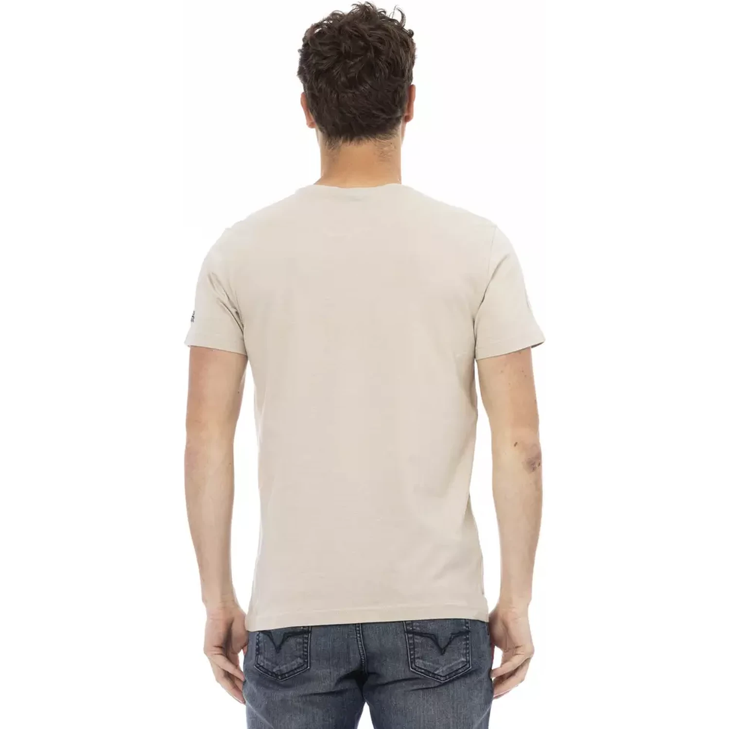 Beige Cotton T-Shirt