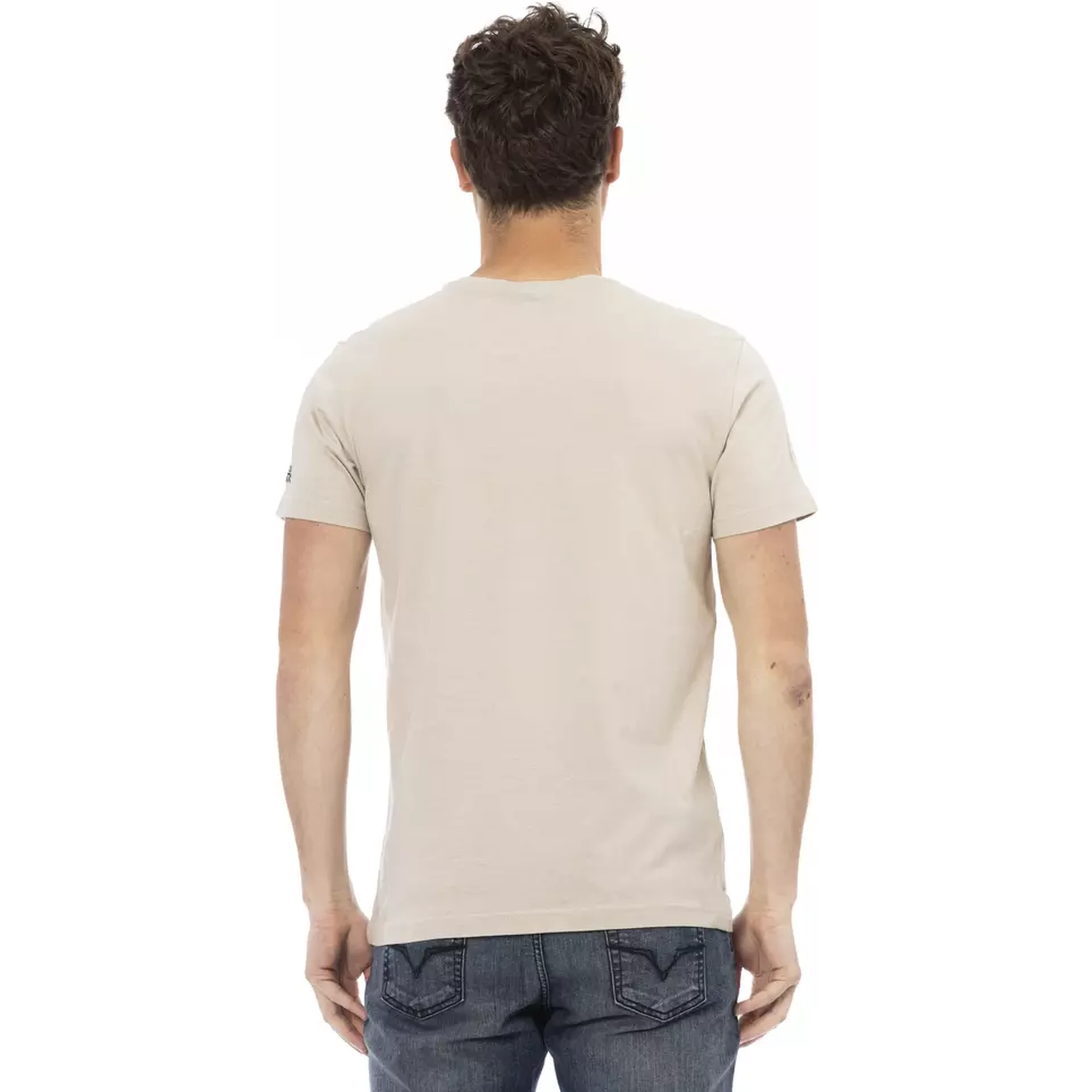 Beige Cotton T-Shirt