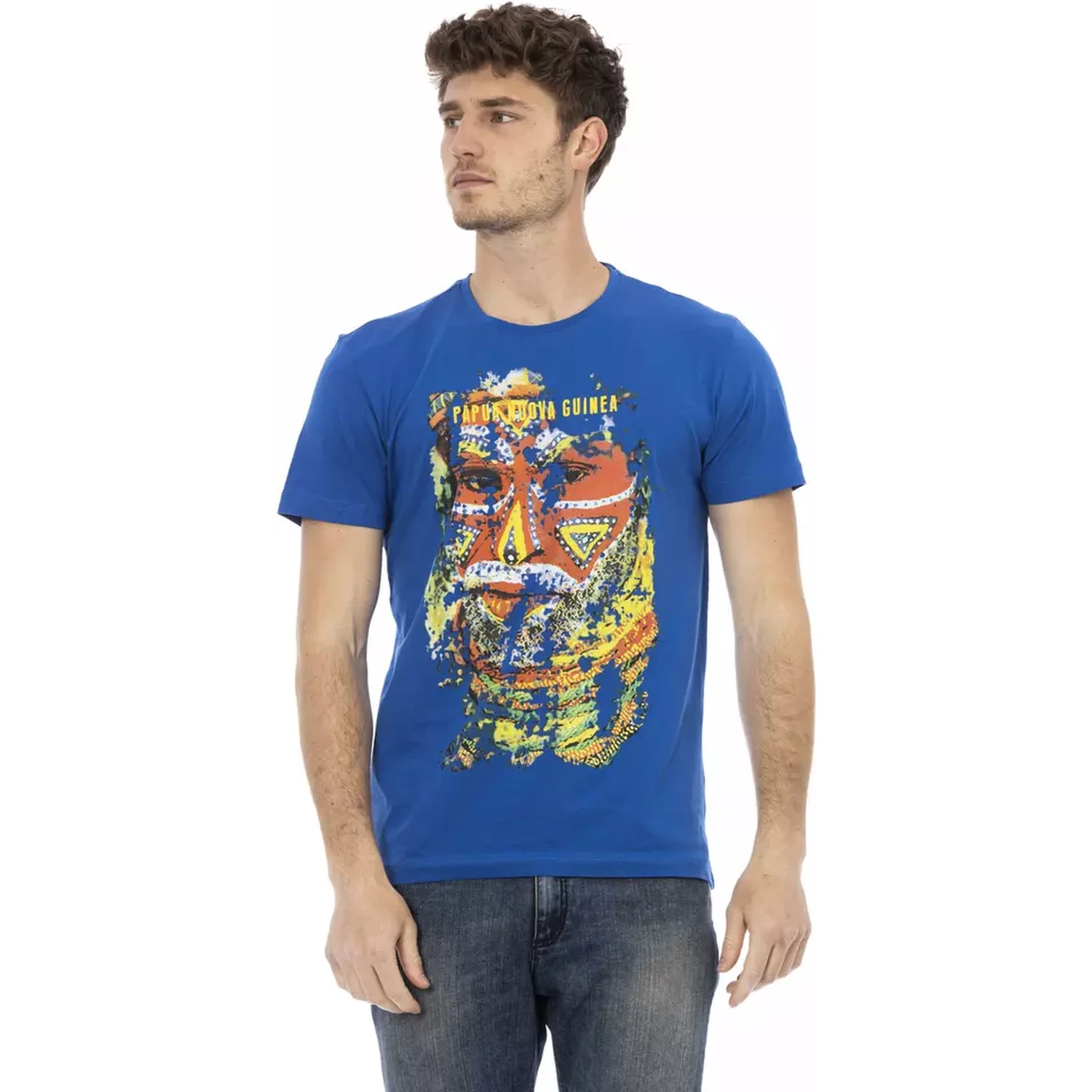 Blue Cotton T-Shirt