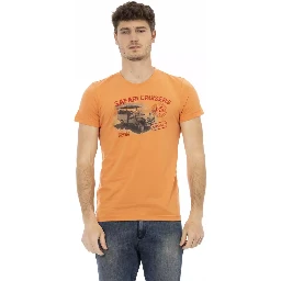 Orange Cotton T-Shirt