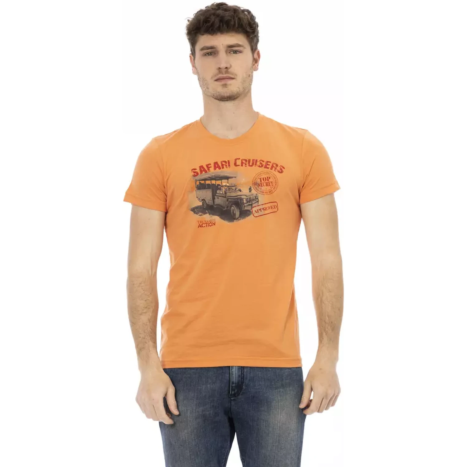 Orange Cotton T-Shirt