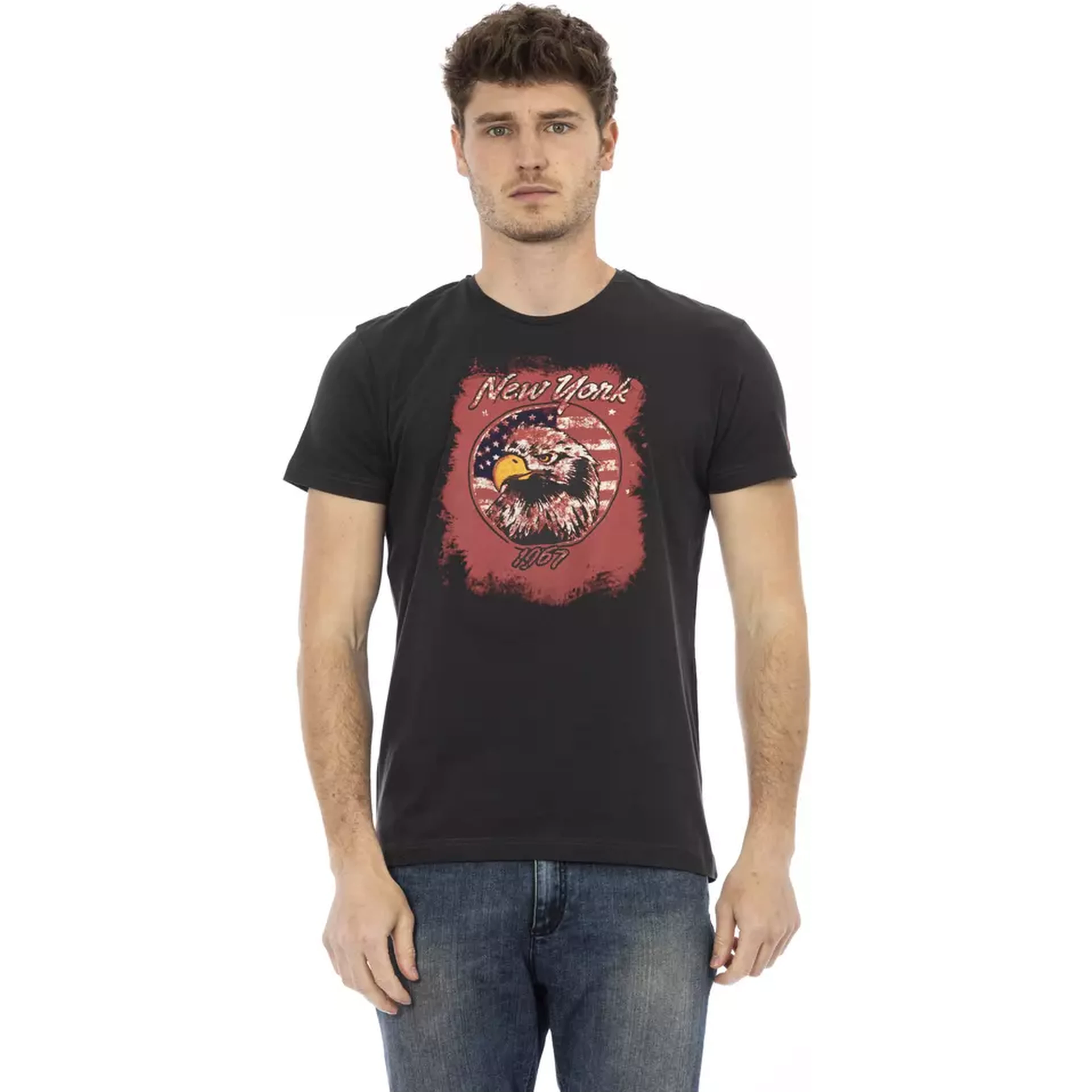 Black Cotton T-Shirt