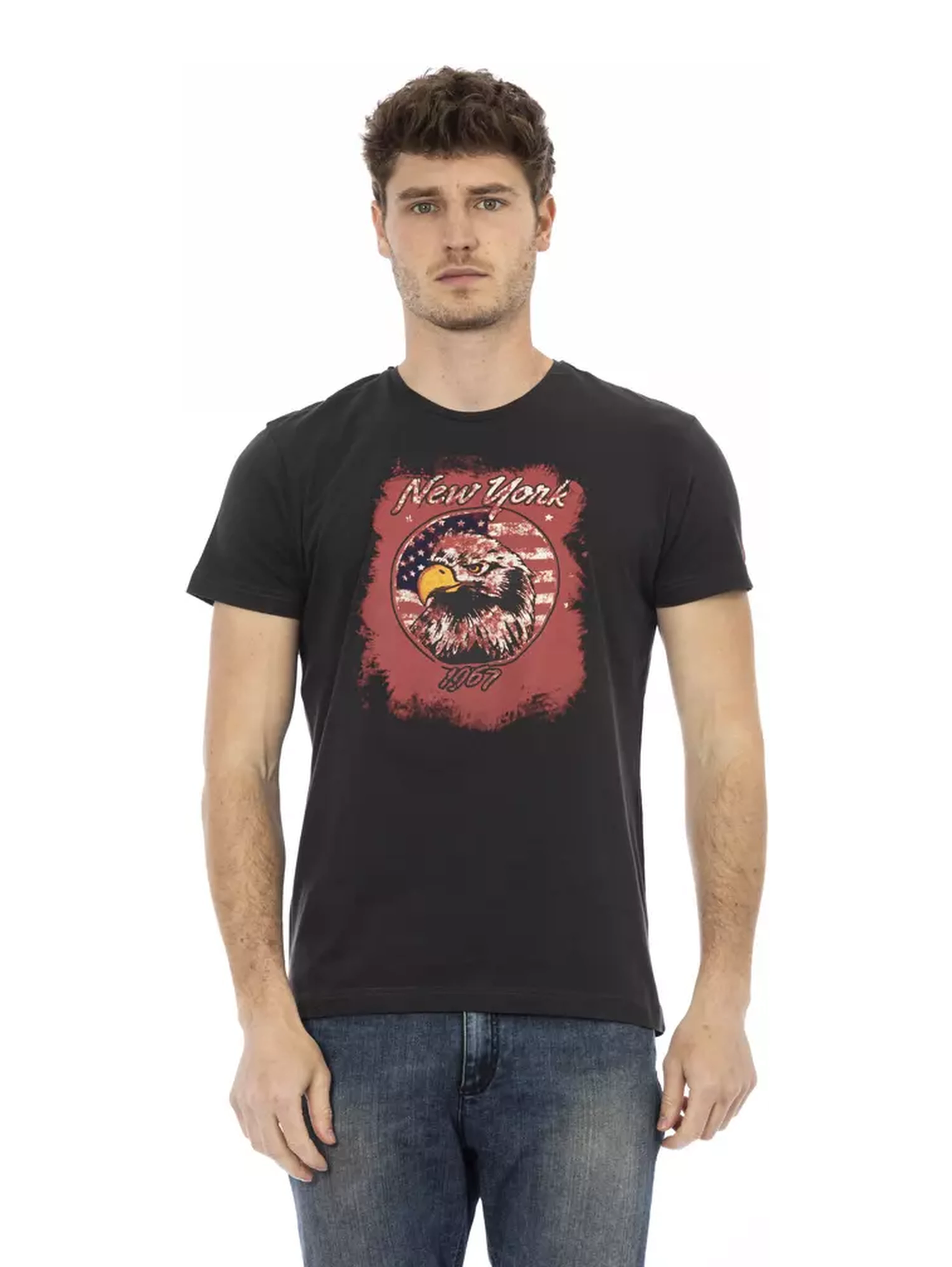 Black Cotton T-Shirt
