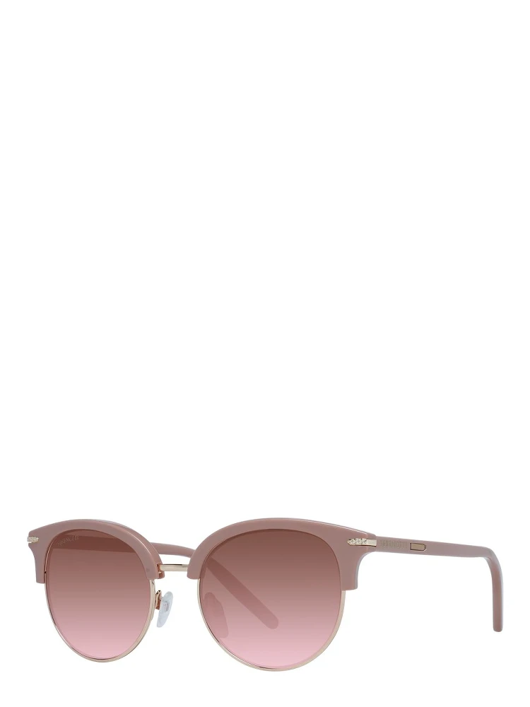 Pink Acetate & Metal Sunglasses