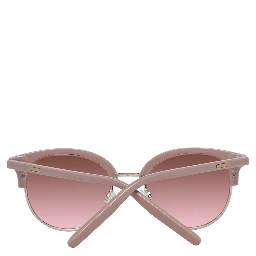 Pink Acetate & Metal Sunglasses