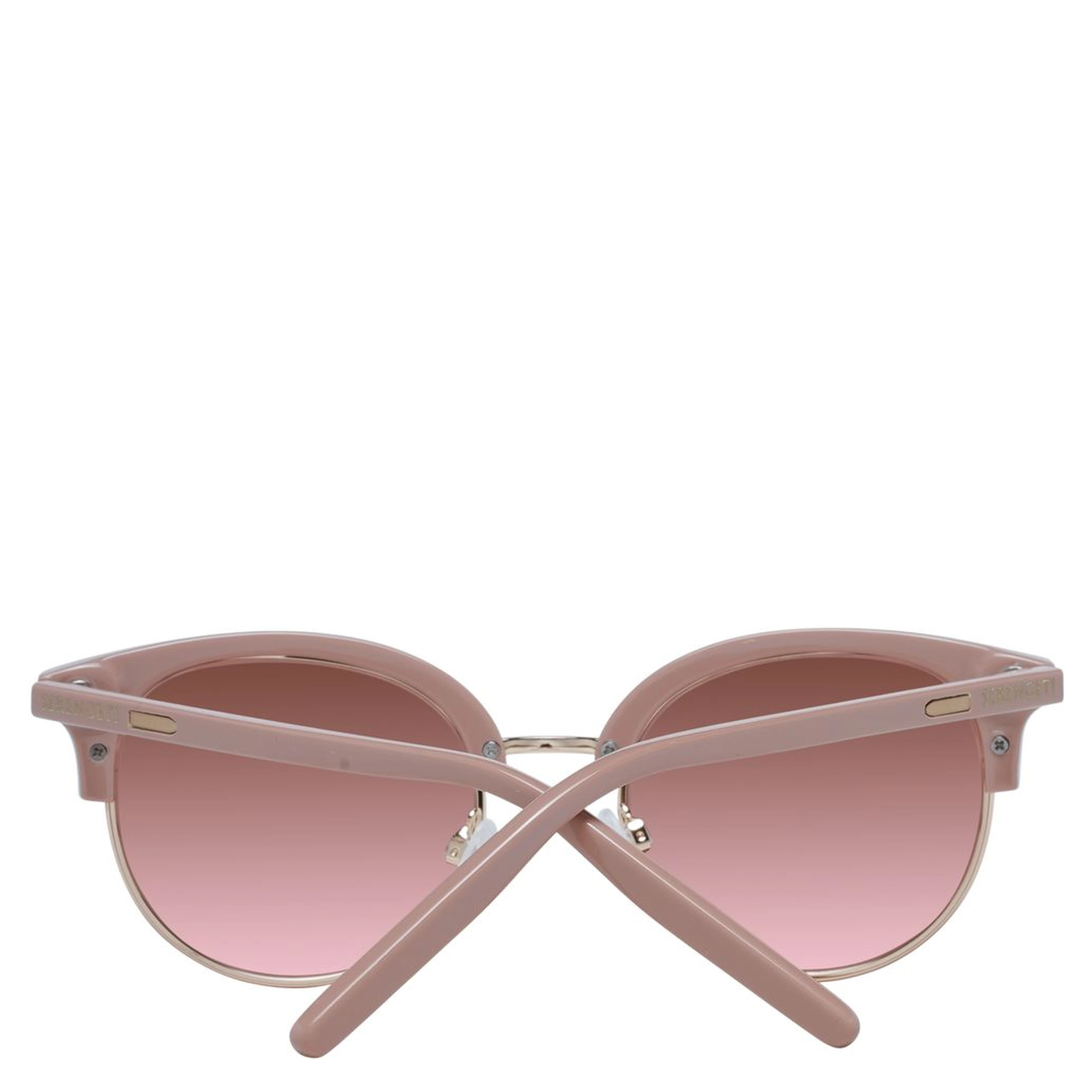 Pink Acetate & Metal Sunglasses