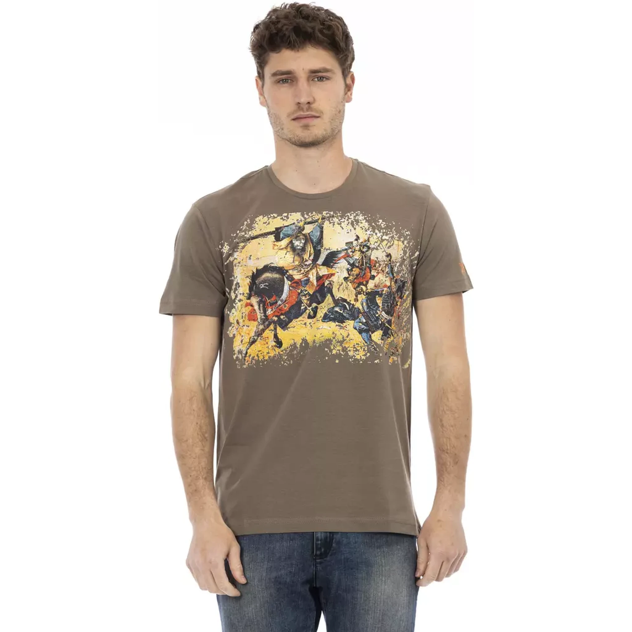 Brown Cotton T-Shirt
