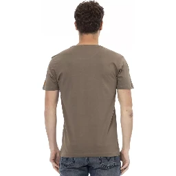 Brown Cotton T-Shirt