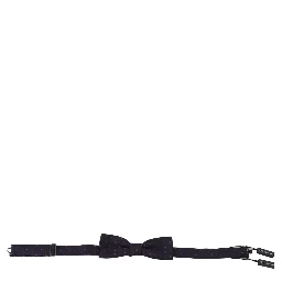 Blue Pattern Silk Adjustable Neck Papillon Bow Tie