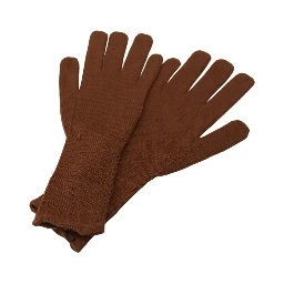 Brown Cashmere Knitted Hands Mitten Mens Gloves