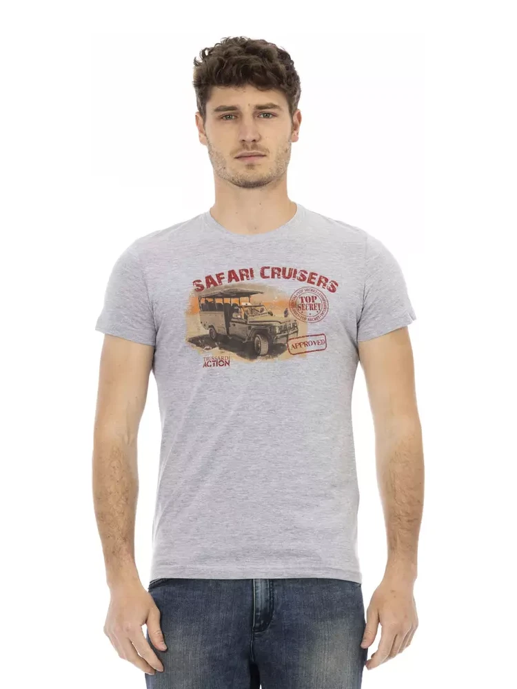 Gray Cotton T-Shirt
