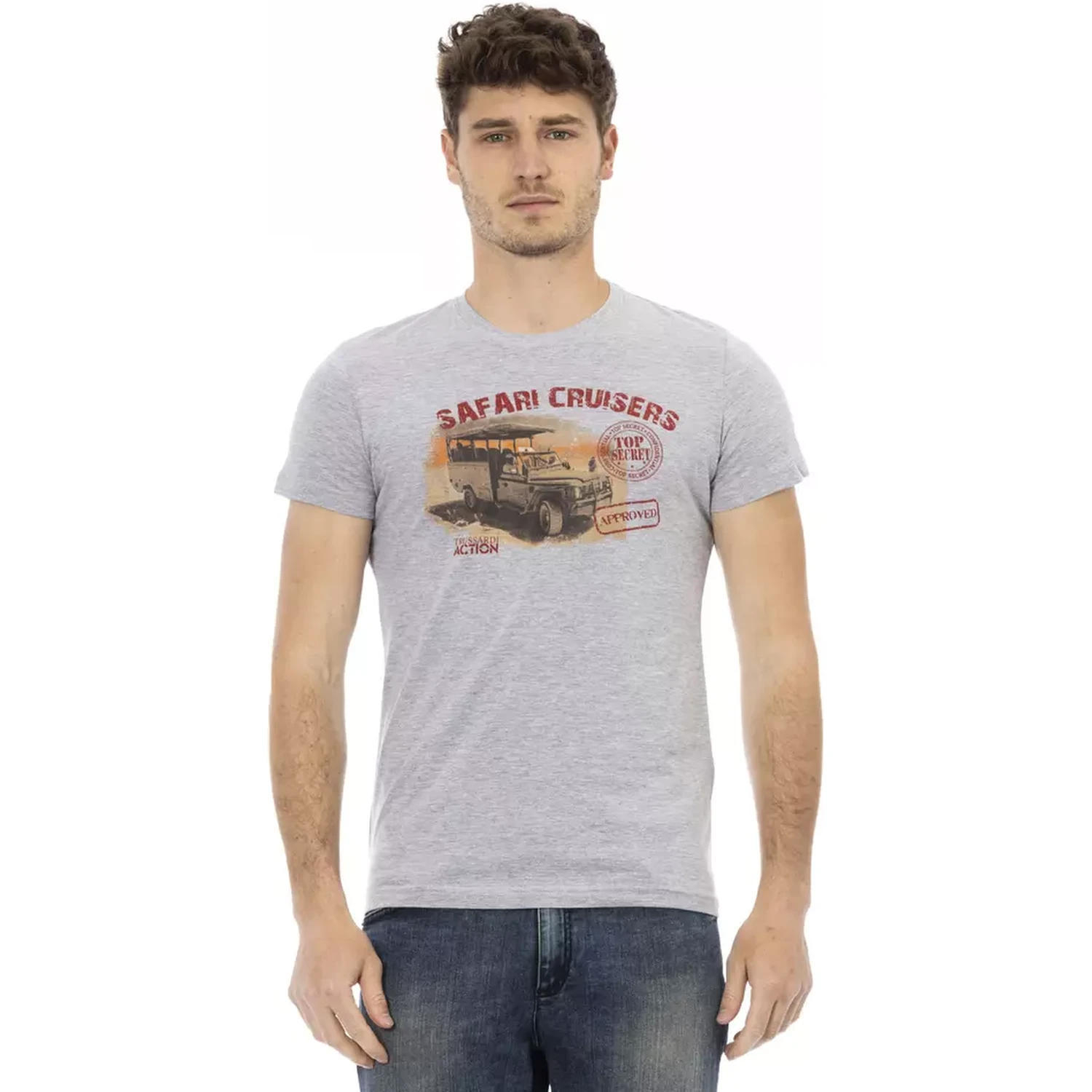 Gray Cotton T-Shirt