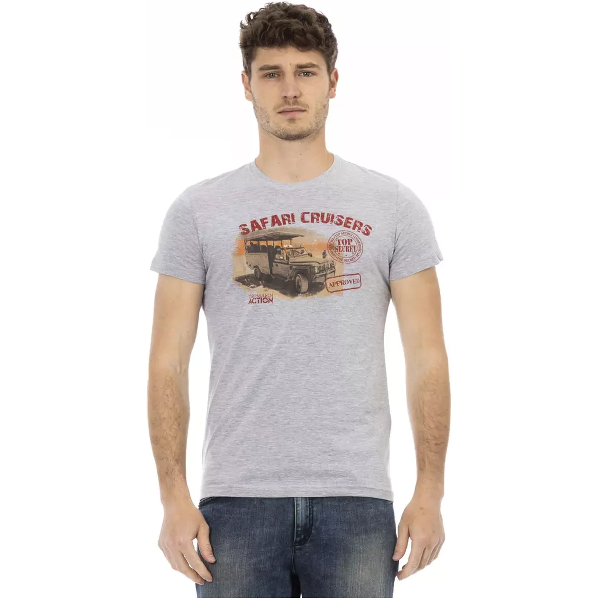 Gray Cotton T-Shirt