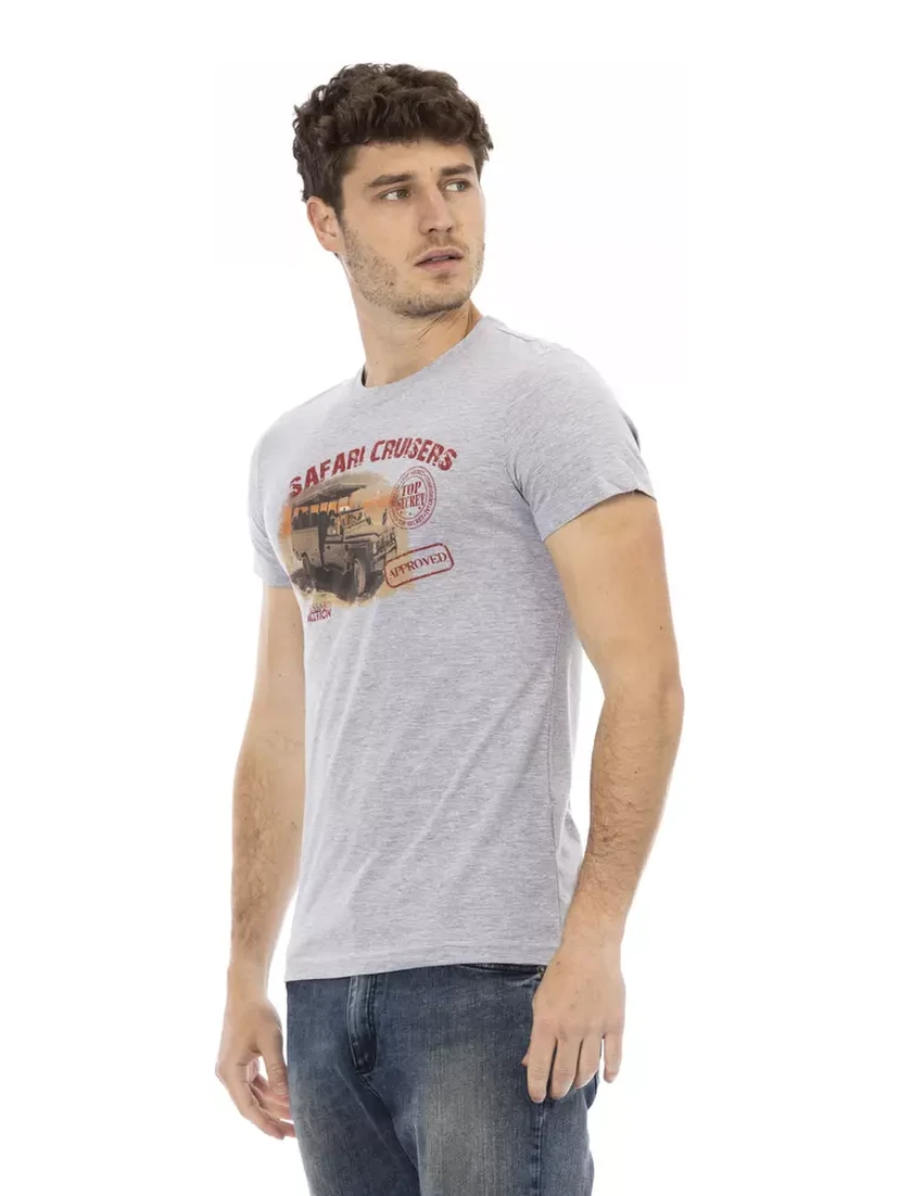 Gray Cotton T-Shirt