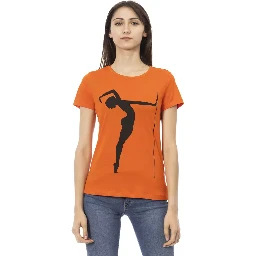 Orange Cotton T-Shirt