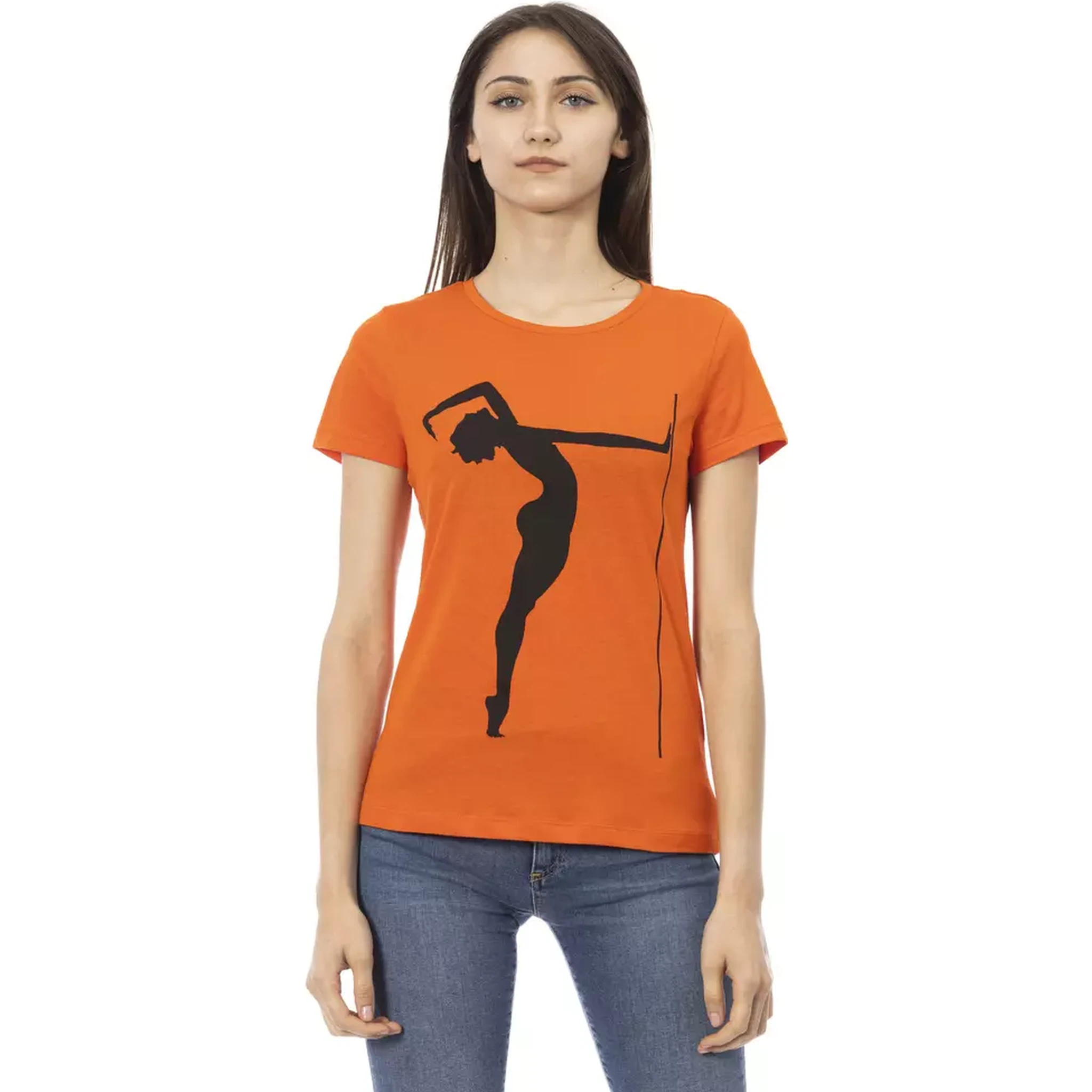 Orange Cotton T-Shirt
