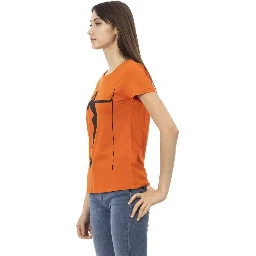 Orange Cotton T-Shirt