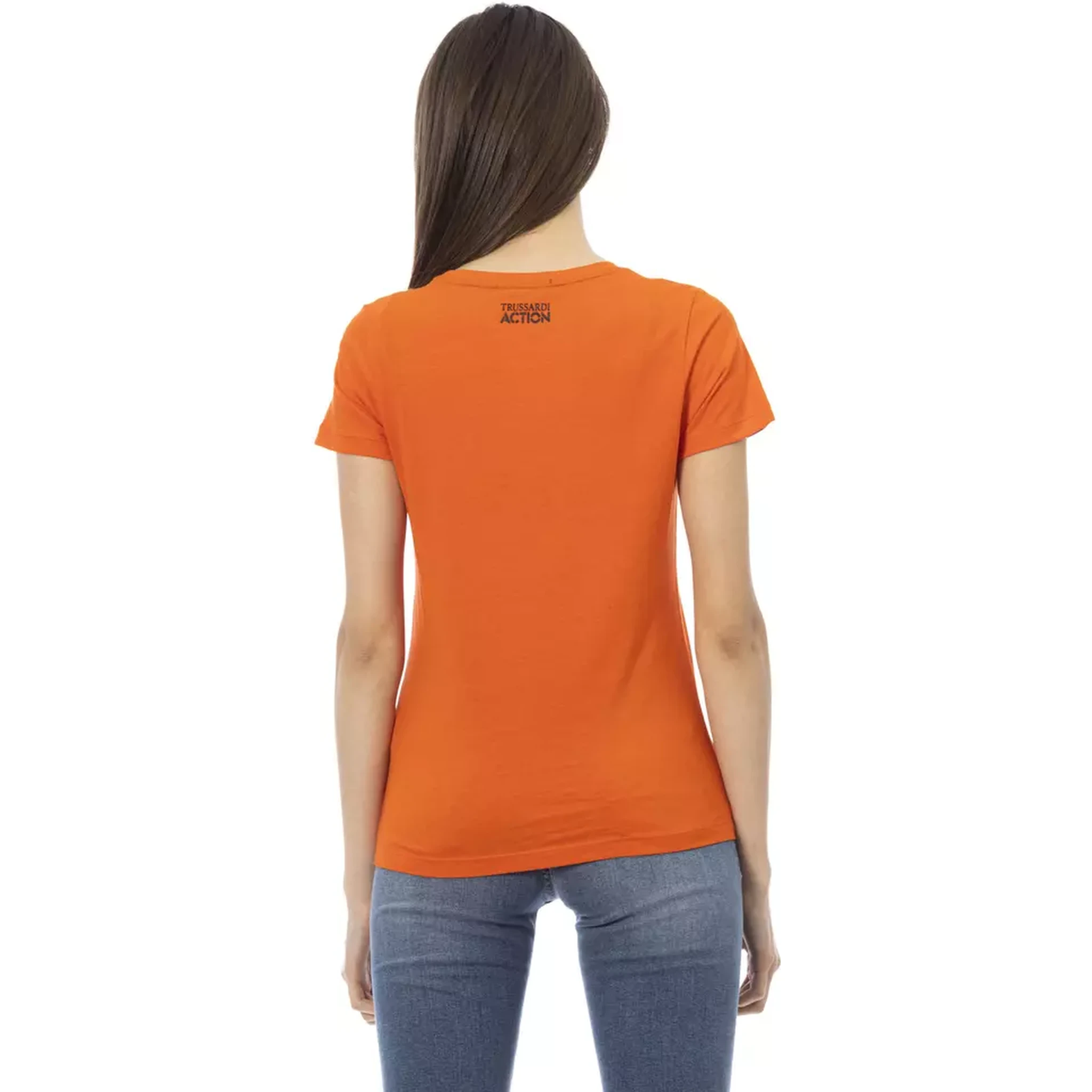 Orange Cotton T-Shirt