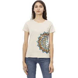 Beige Cotton T-Shirt