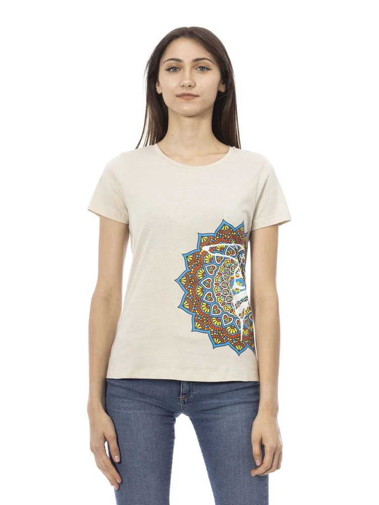 Beige Cotton T-Shirt