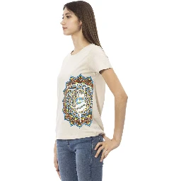 Beige Cotton T-Shirt