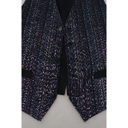 Multicolor Polyester Waistcoat Dress Formal Vest