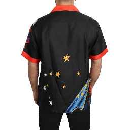 Multicolor Printed Short Sleeves Casual Shirt