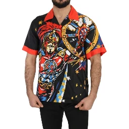 Multicolor Printed Short Sleeves Casual Shirt
