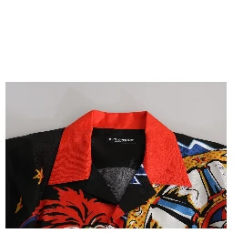 Multicolor Printed Short Sleeves Casual Shirt