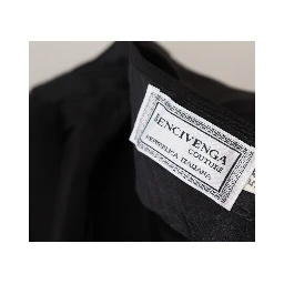 Black Straight Fit Men Formal Trousers Pants