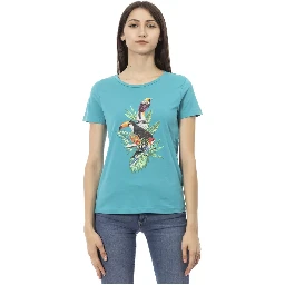 Light Blue Cotton T-Shirt