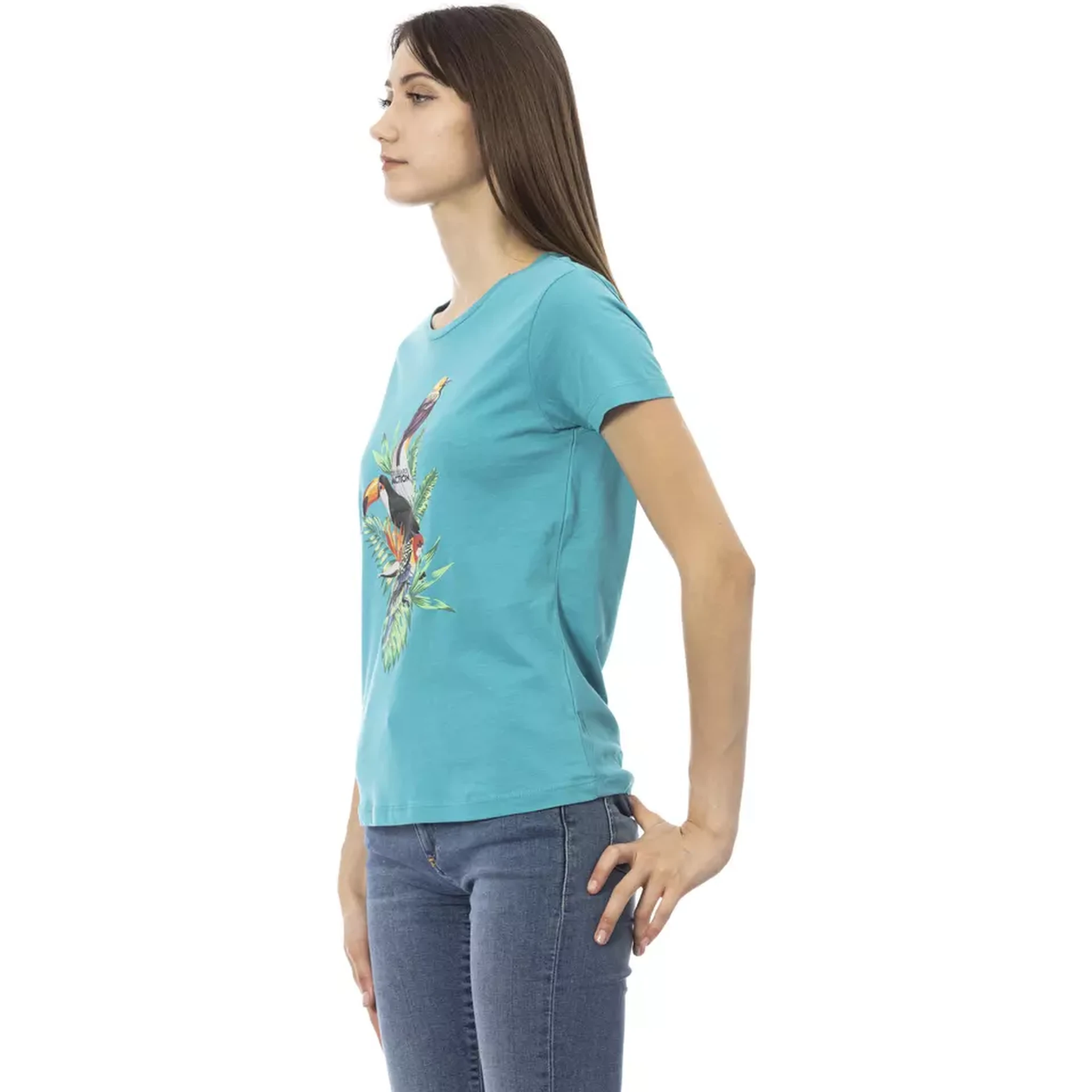 Light Blue Cotton T-Shirt
