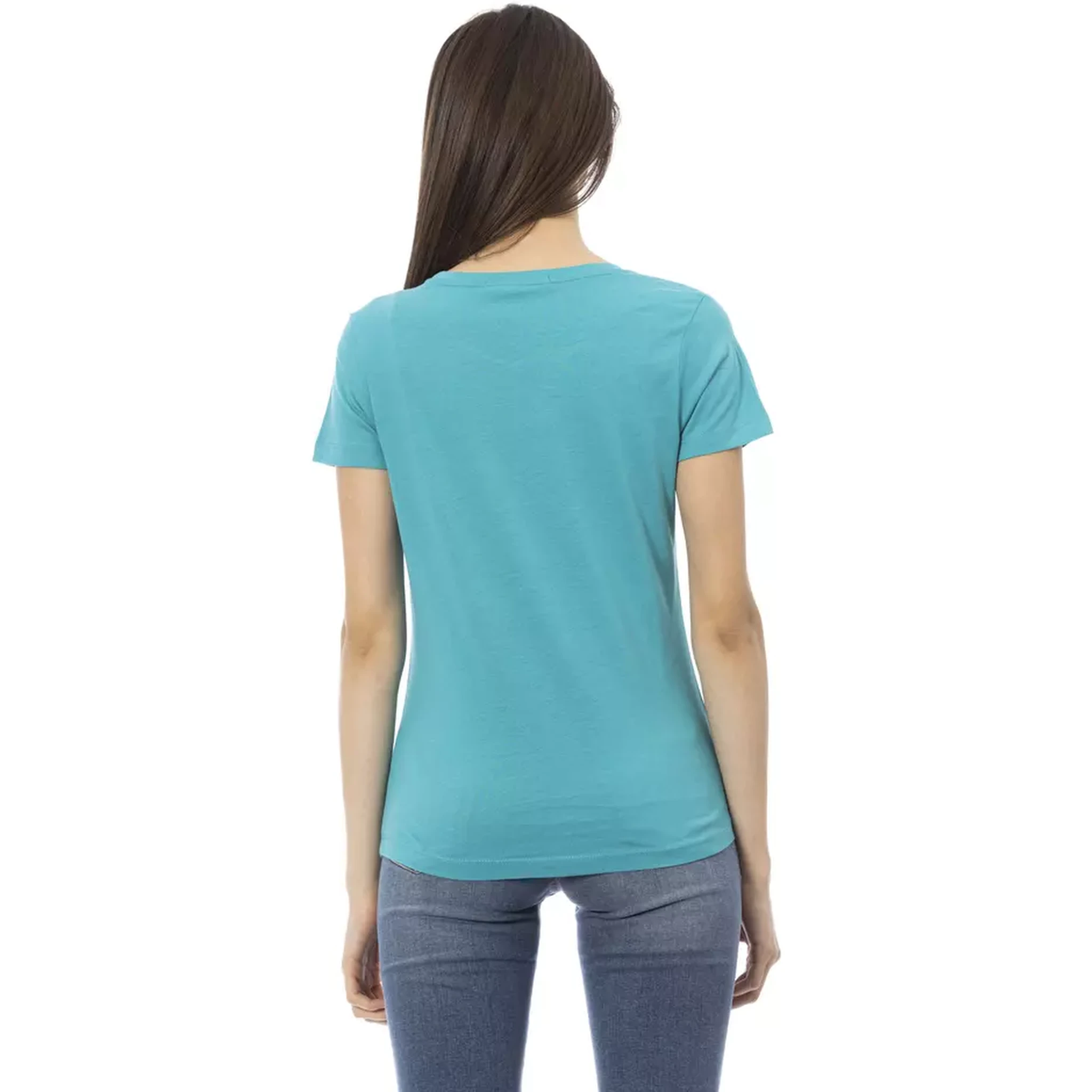 Light Blue Cotton T-Shirt