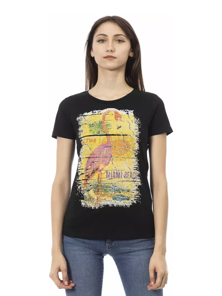 Black Cotton T-Shirt