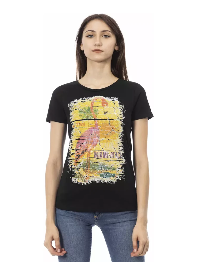 Black Cotton T-Shirt