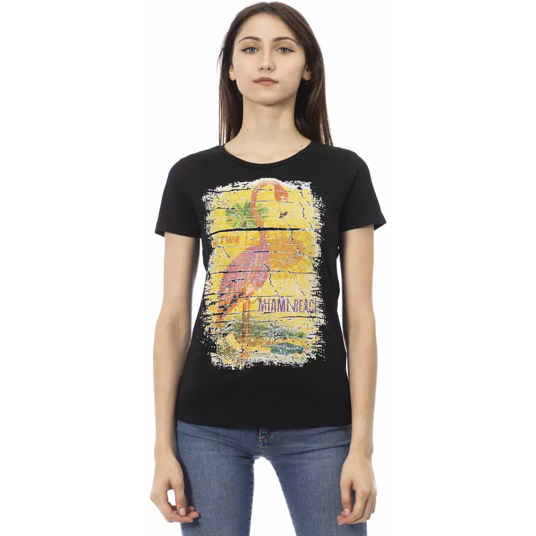 Black Cotton T-Shirt