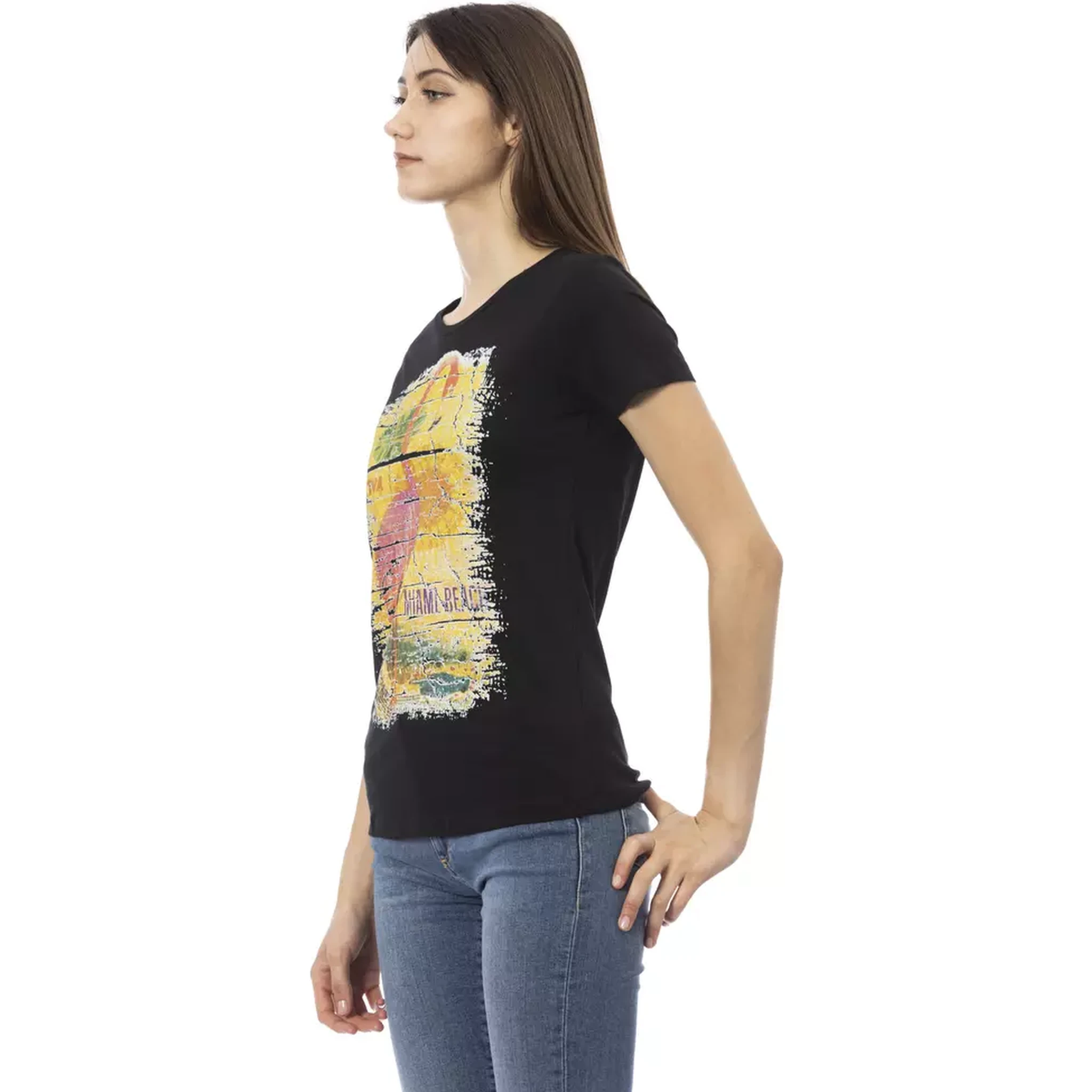 Black Cotton T-Shirt