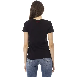 Black Cotton T-Shirt