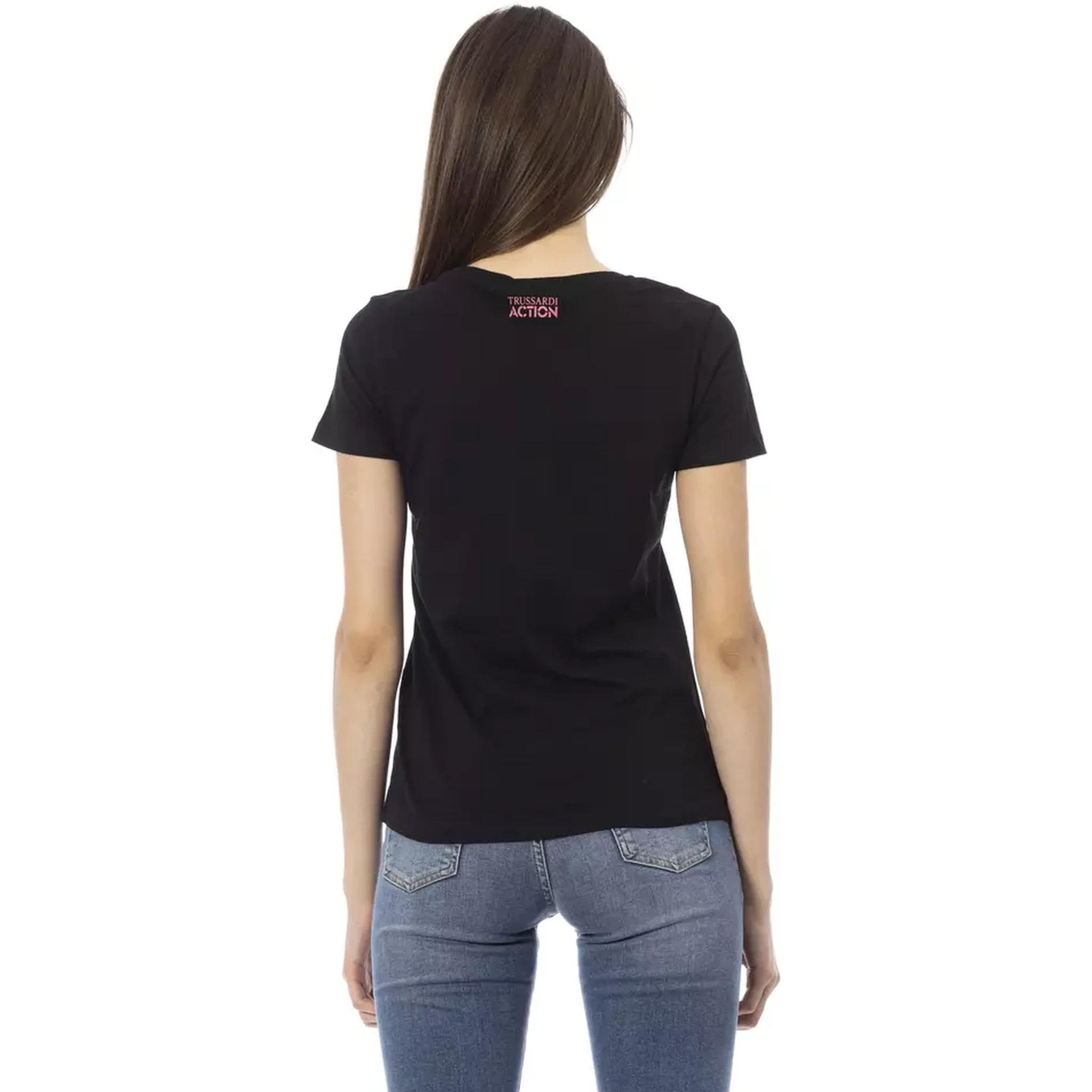 Black Cotton T-Shirt