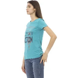 Light Blue Cotton T-Shirt