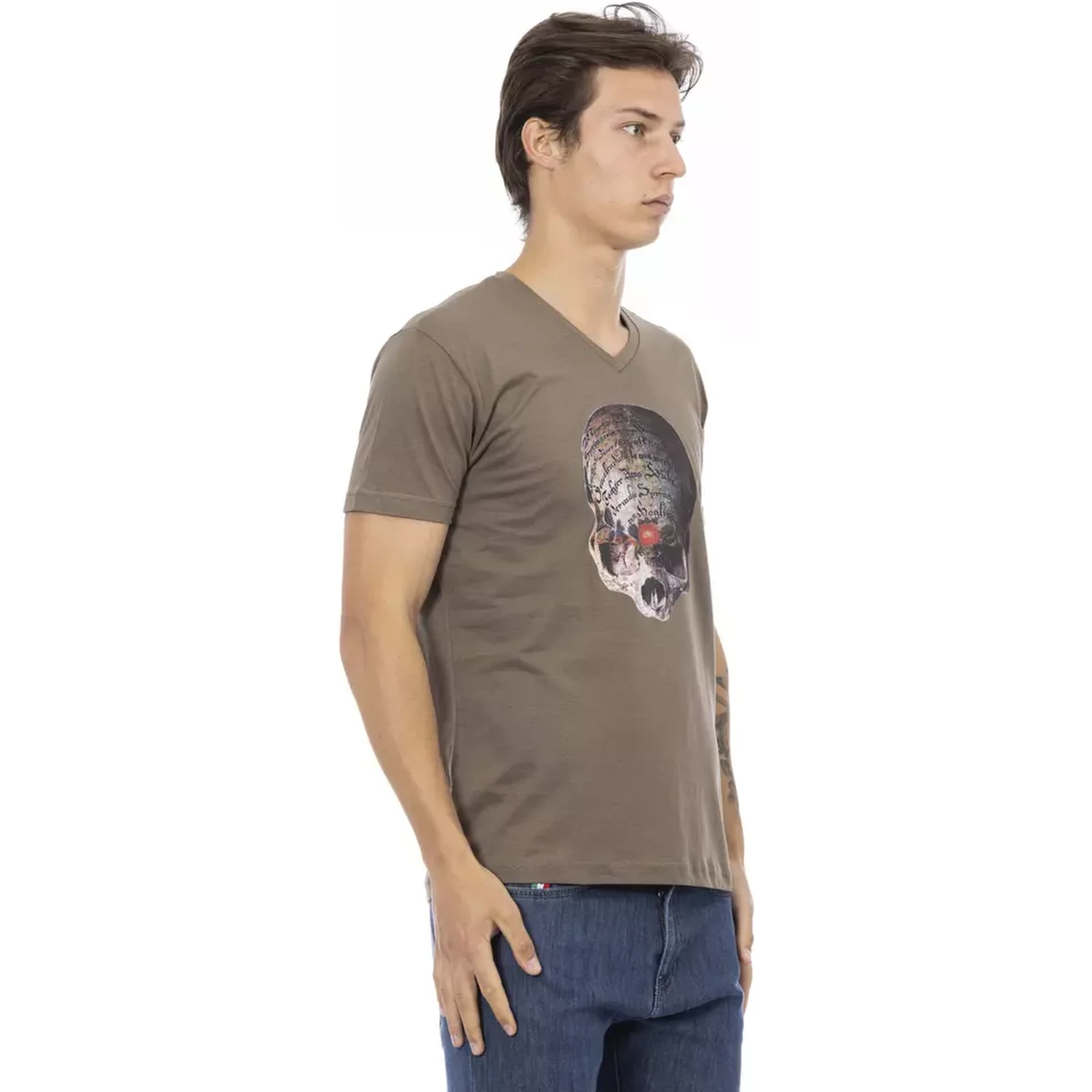 Brown Cotton T-Shirt