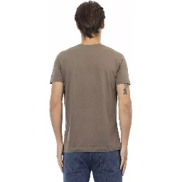 Brown Cotton T-Shirt