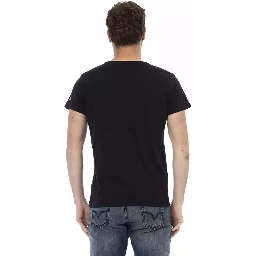 تيشيرت قطني أسود