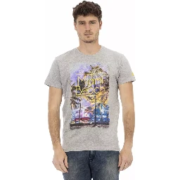 Gray Cotton T-Shirt