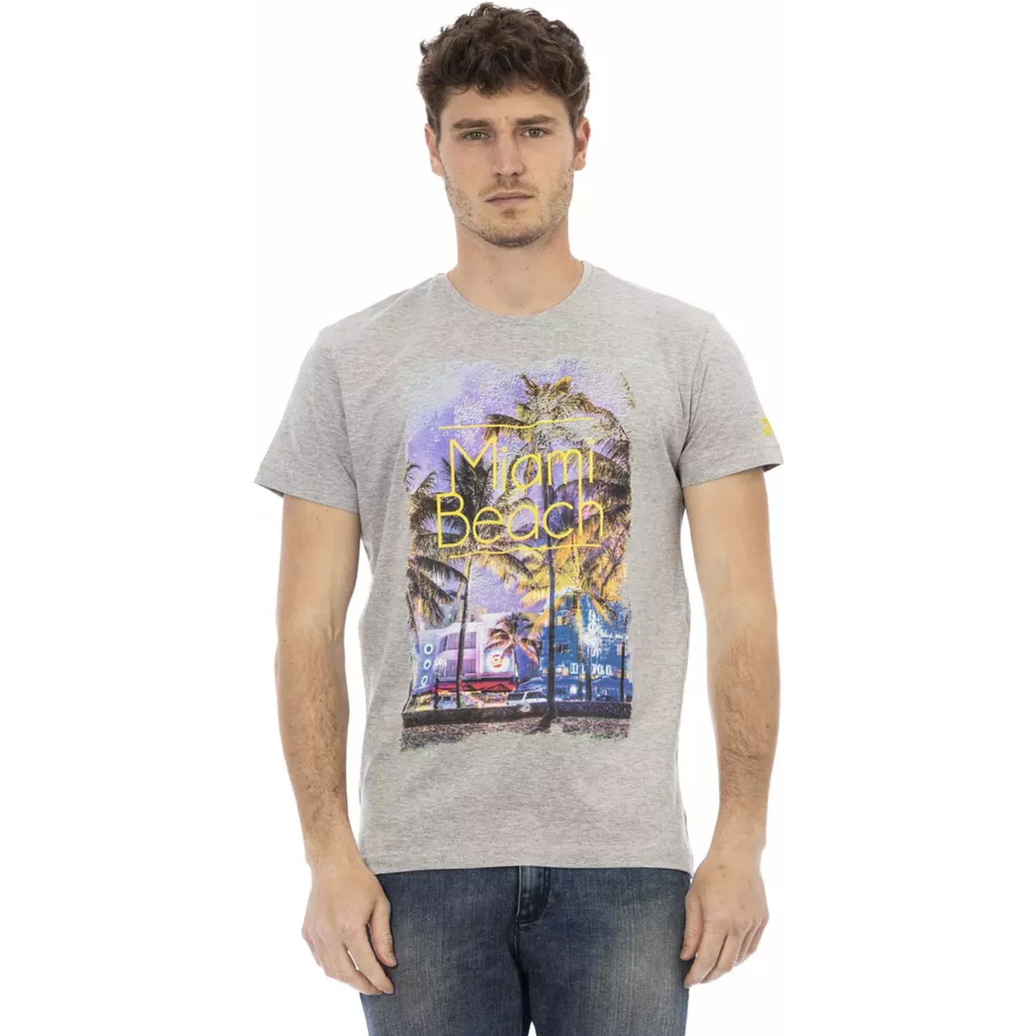 Gray Cotton T-Shirt