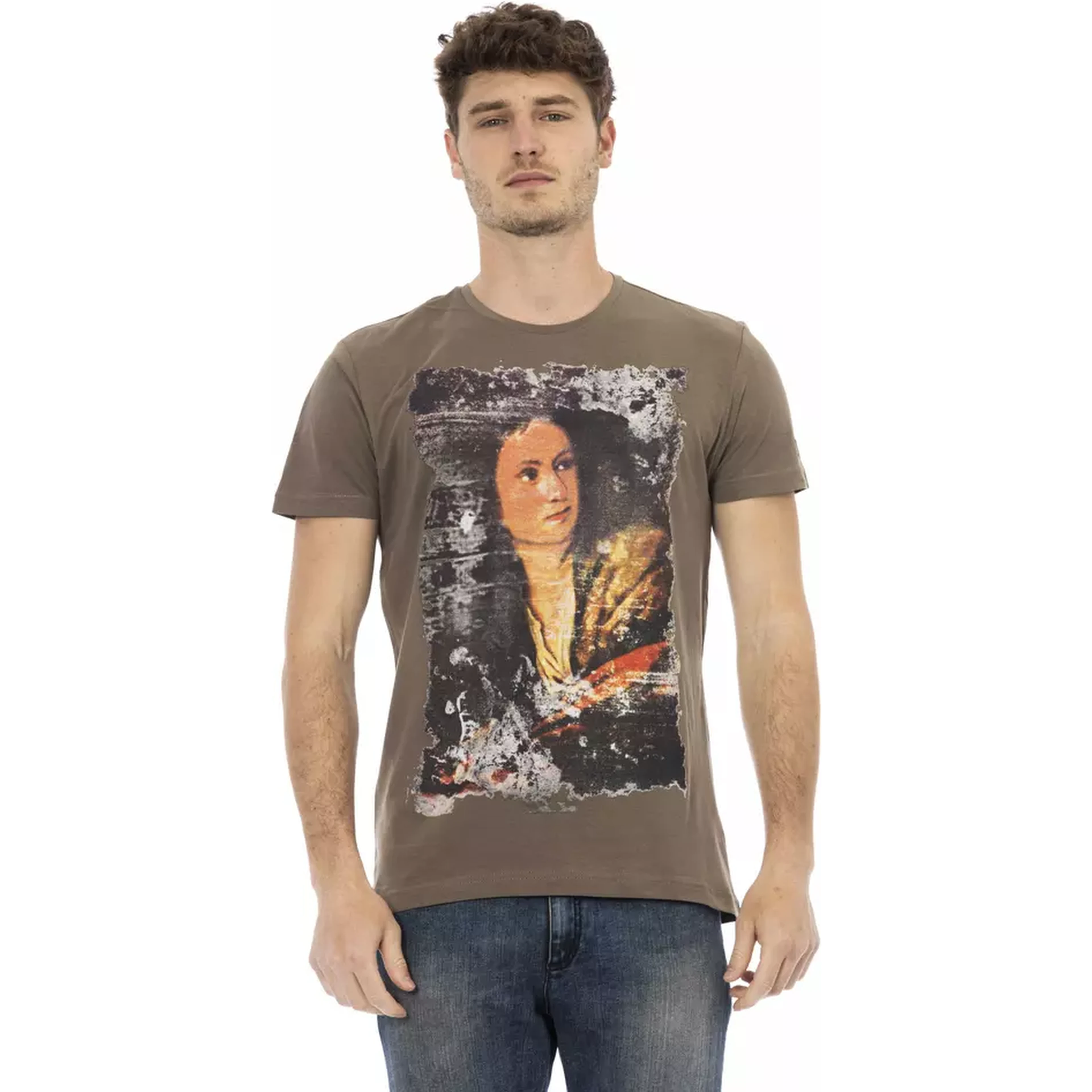 Brown Cotton T-Shirt