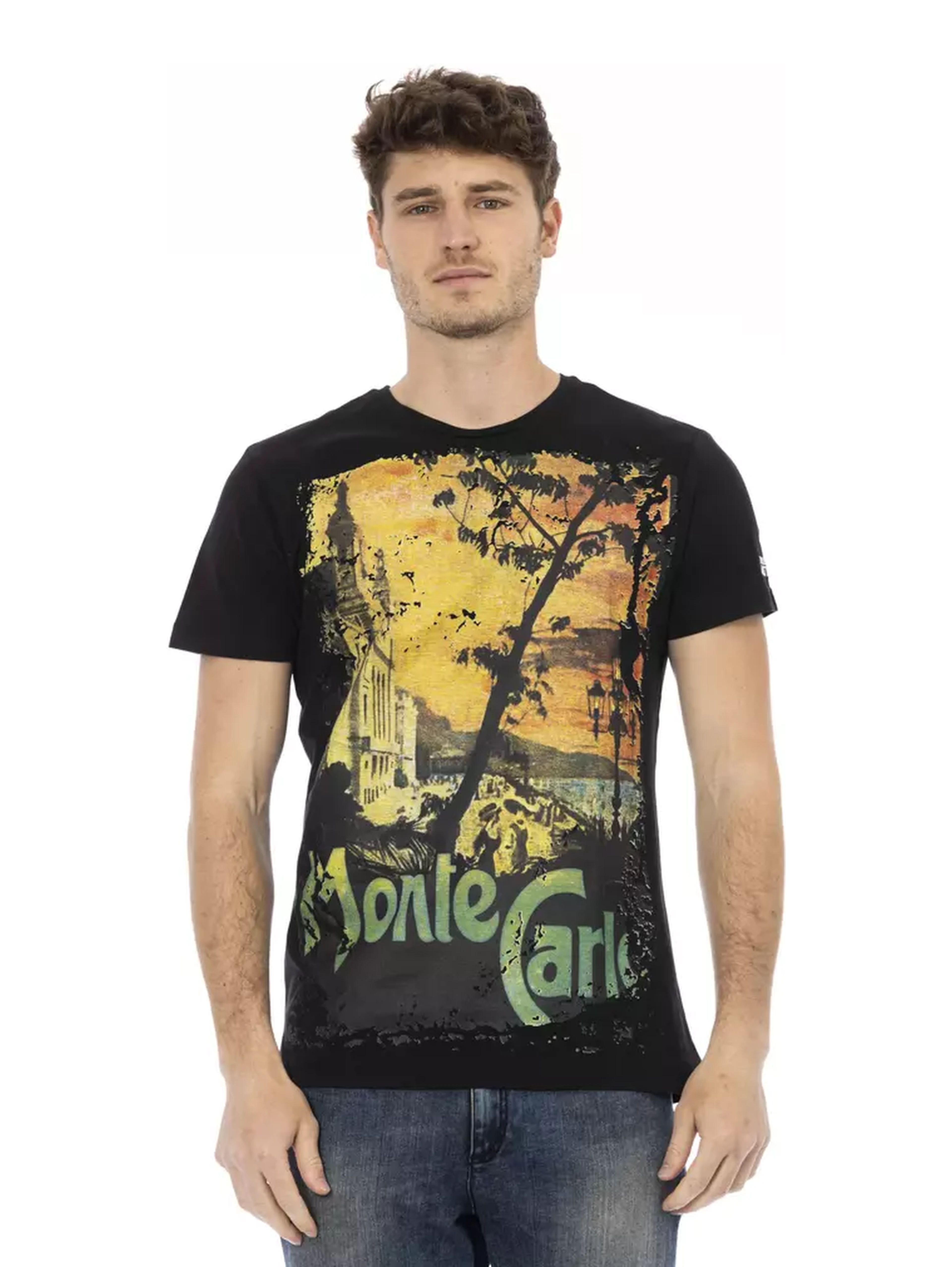 Black Cotton T-Shirt